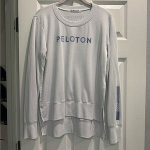 Peloton Together We Go Far Hi-Low hem women’s pullover